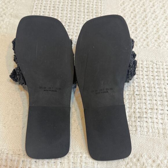 Farm Rio 7 ruffle layered crochet slide slip on sandal 2768 - Picture 2 of 8